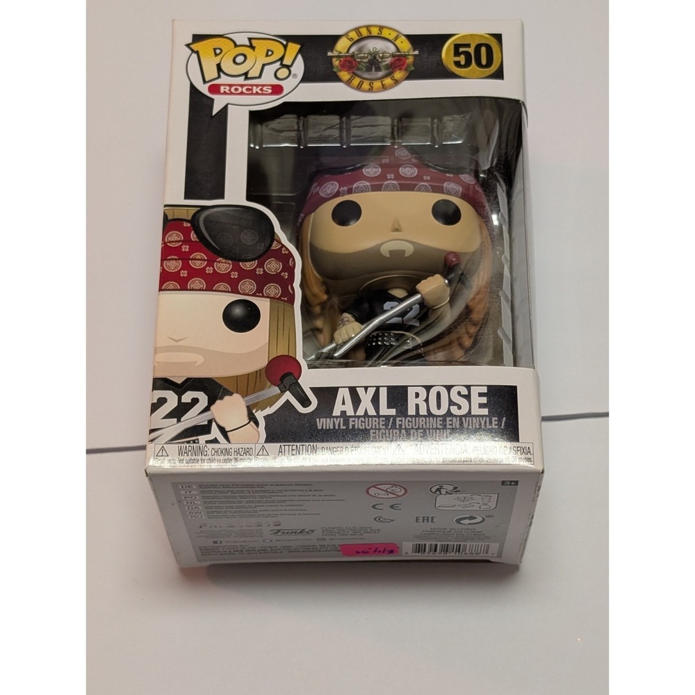 FUNKO POP! Rocks: Music - Guns N Roses‎ Axl Rose Vinyl Figure #50 #10688